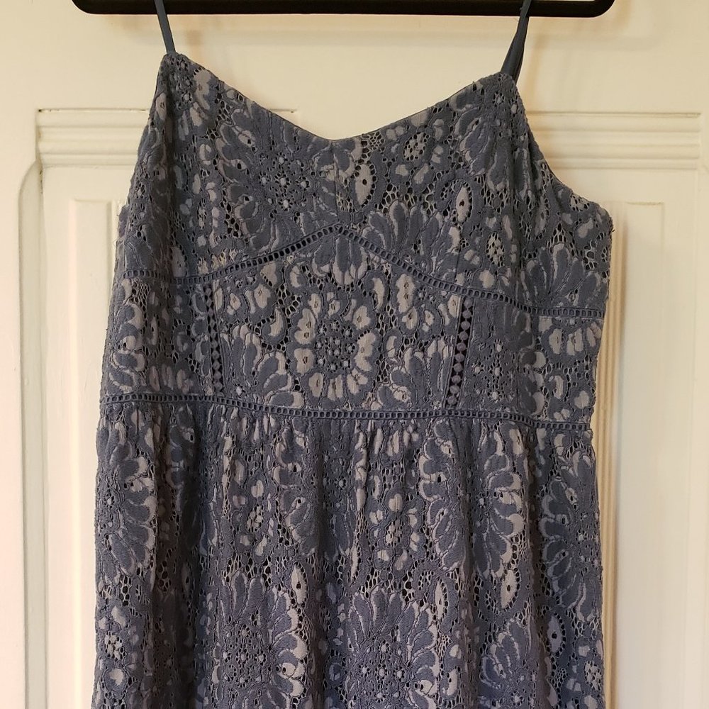 LOFT Blue Dress 14